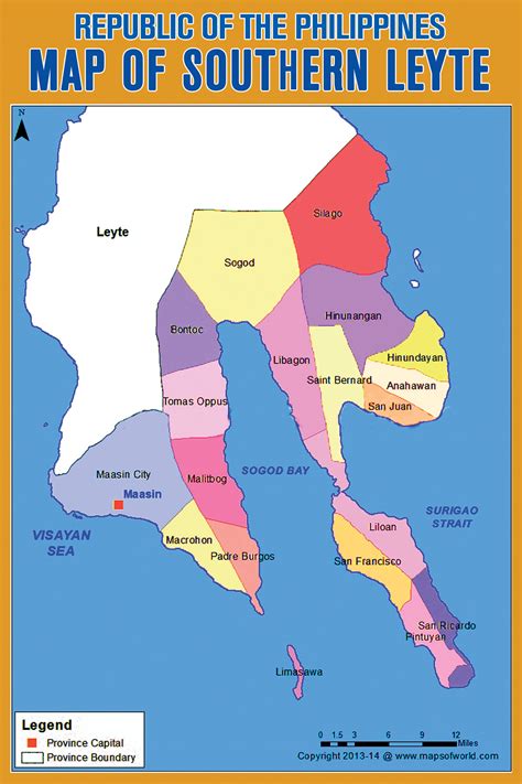 capital city of southern leyte|Southern Leyte Map .